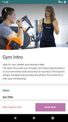 Welcome Gym android App screenshot 3